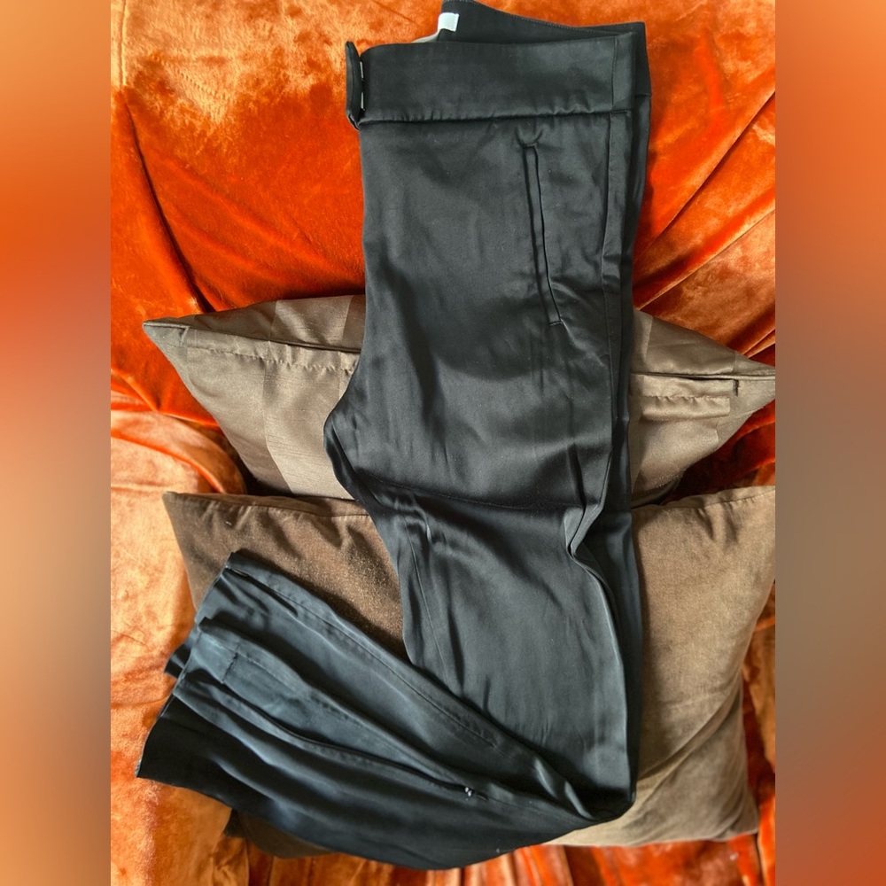 H&M Satin Ankle Zip Pants